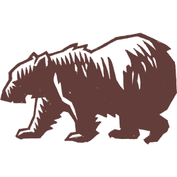 Woodcut Bear 2