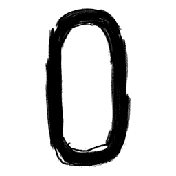 File:Sticker Unthemed Scribble Letter O Black.png
