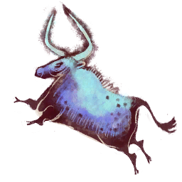 Cave Painting - Cow