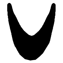 Thick Black Letter V