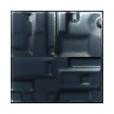 Translucent Geometric - Blue