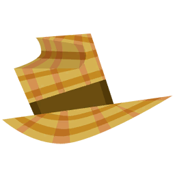 Checked Hat