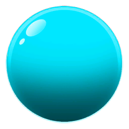 Cartoon Bubble Turquoise