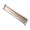 Straight Chrome Piece