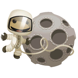 Postcard - "I'm in space!"
