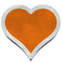 Heart - Orange