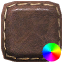 Stitched Brown Leather