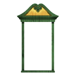 Green Door Frame