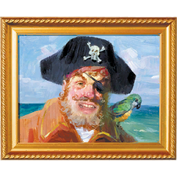 File:Sticker DLC SpongeBob Decorative Pirate Painting.png