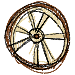 Crayon Wagon Wheel