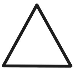 Black Triangle Outline