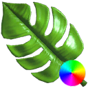 Plastic Palm Leaf