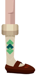 Argyle Sock Leg