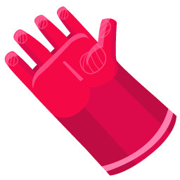 Pink Rubber Glove