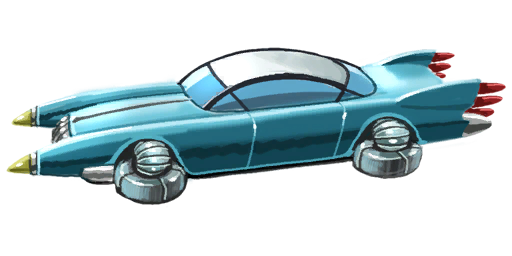 Retro Hovercar