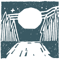 Woodcut Babayaga Forest