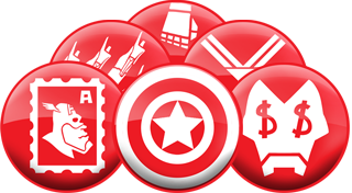 The icon used for Hero Rush's trophy list in the Trophies application.