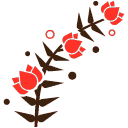 File:Sticker The Orient Wreathe Red Black.png