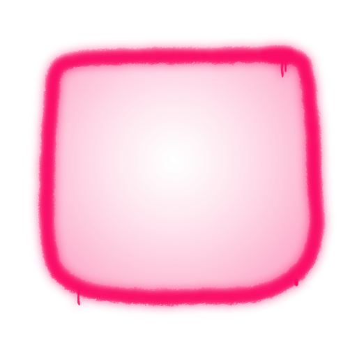 Pink Square Doodle