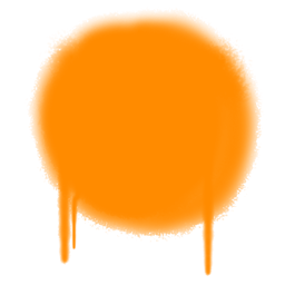 Orange Paint Splat