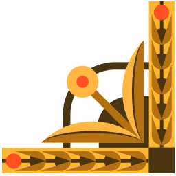 Ziggurat Corner - Gold