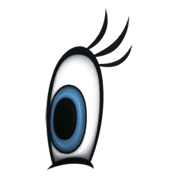 File:Sticker Unthemed Cartoony Blue Eye.png