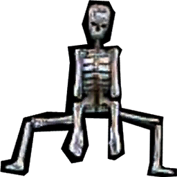 Sitting Skeleton