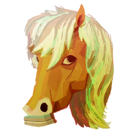 Golden Horse Head