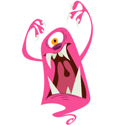 File:Sticker DLC GhostBusters Doodle Pink Ghost.png