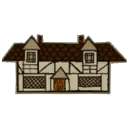 Tudor House Cutout
