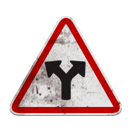 Road Sign - Fork