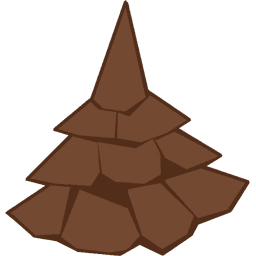 Brown Tiles Cone