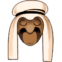 File:Sticker Golden Sands Sheikh Head.png