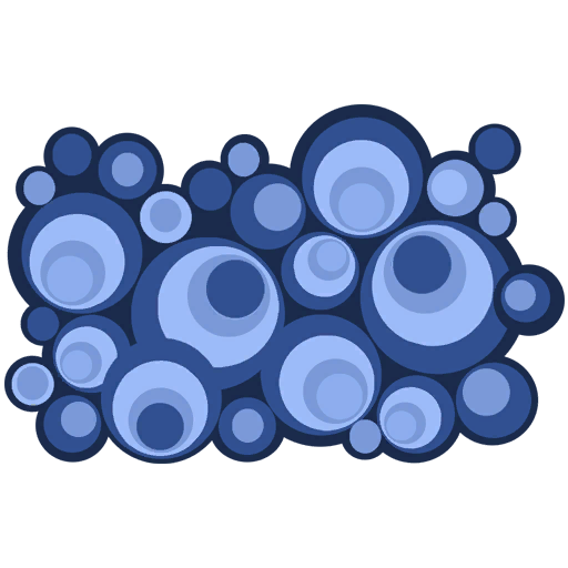 Blue Circles Pattern