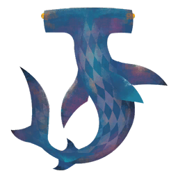 Harlequin Hammerhead Shark