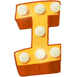 File:Sticker DLC Muppets Letter Showbiz I.png