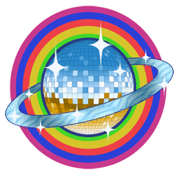 Rainbow Disco Ball