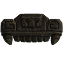Ancient Temple Statue Jaw