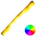 Strait glowing pipe