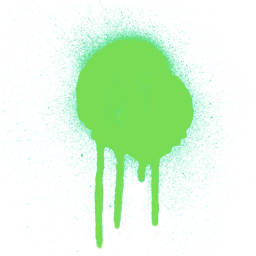 Green Paint Splat