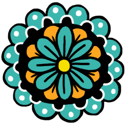 Turquoise Flower