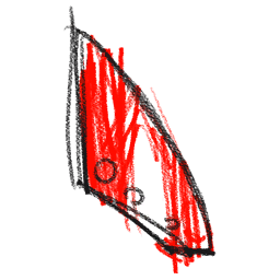 Crayon Rocket Fin