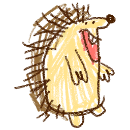 Crayon Hedgehog