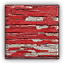 Red-Painted Wood
