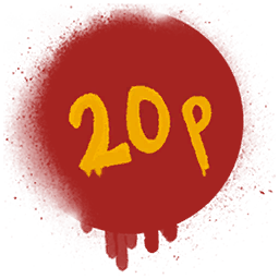 20p Graffiti