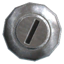 Metallic Screw Head