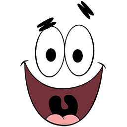 File:Sticker DLC SpongeBob Face Patrick Laughing.png