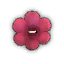 Pink Flower Button