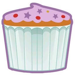 Sticker Unthemed Pink Cupcake.png