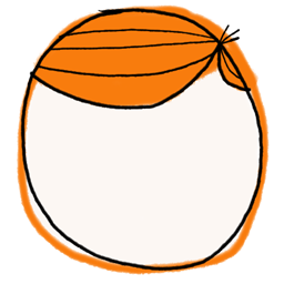 Orange Hair Face